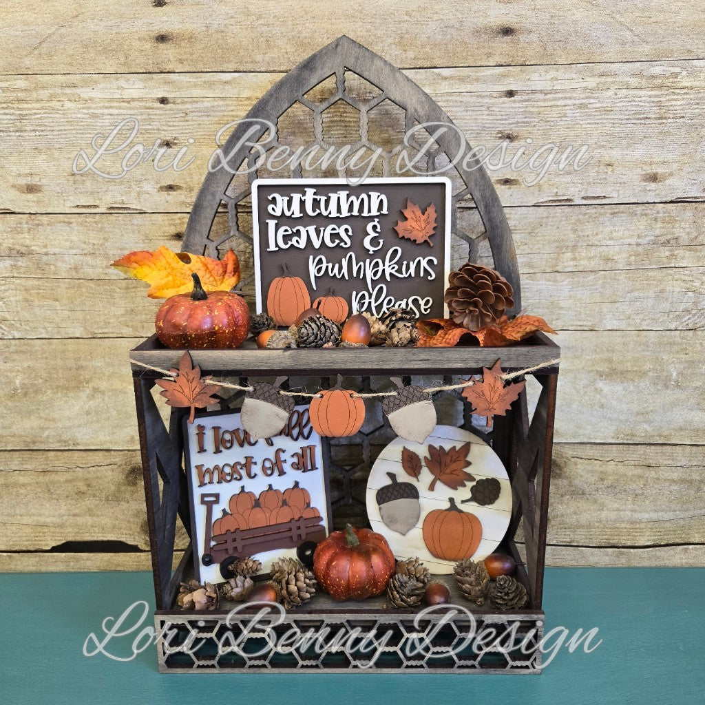 TAKE HOME KIT FALL TIER TRAY SET WITH SUPPLIES