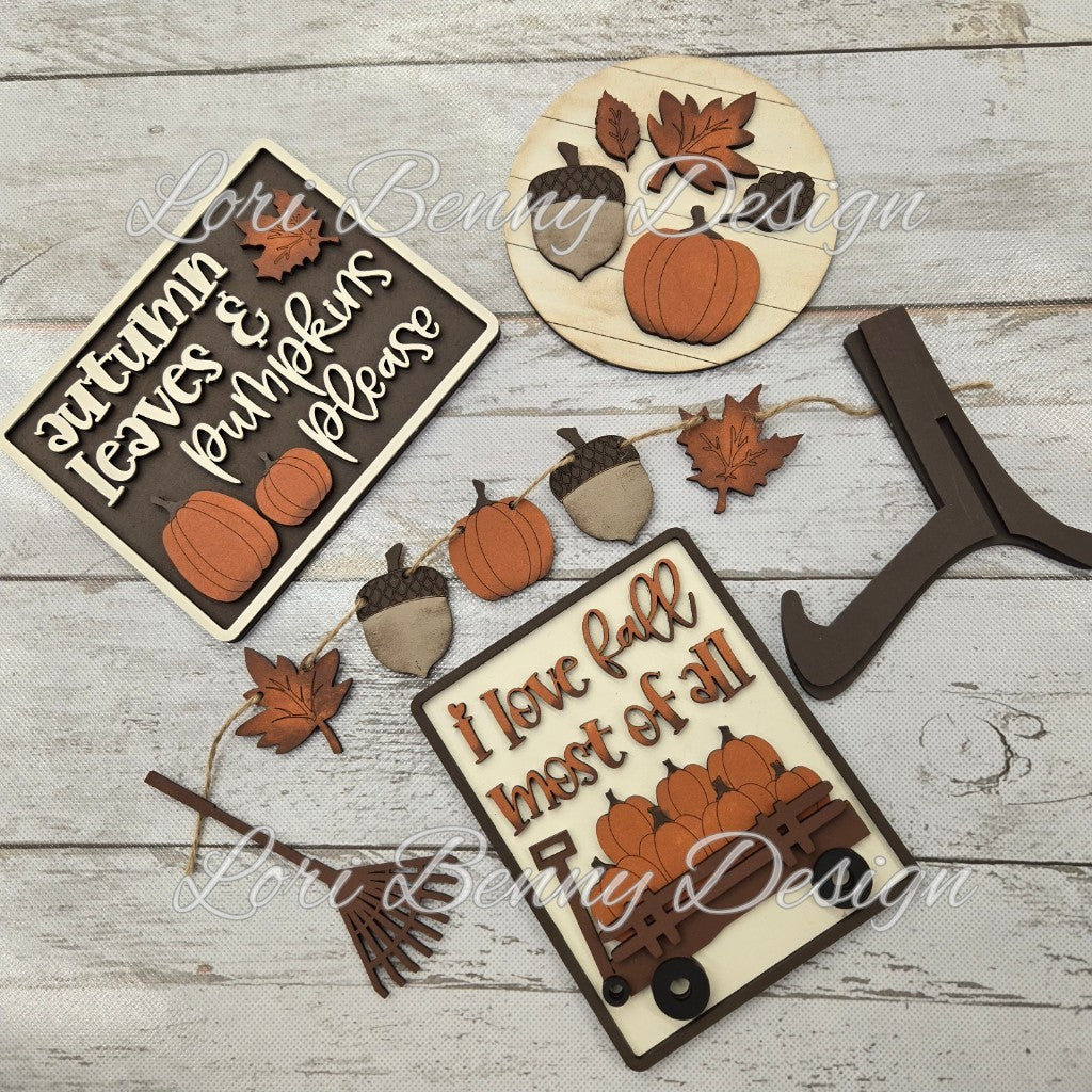 TAKE HOME KIT FALL TIER TRAY SET WITH SUPPLIES