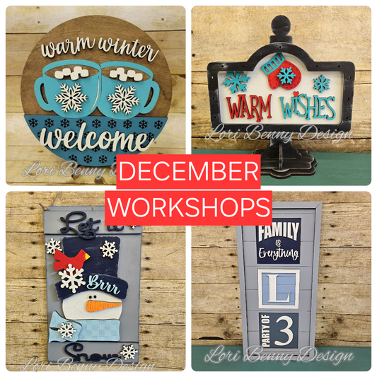 DIY WORKSHOP 12/11 10am