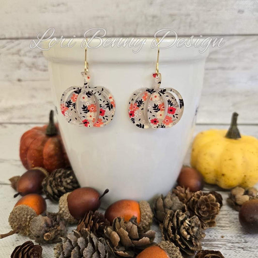 ************ PUMPKIN EARRINGS sale