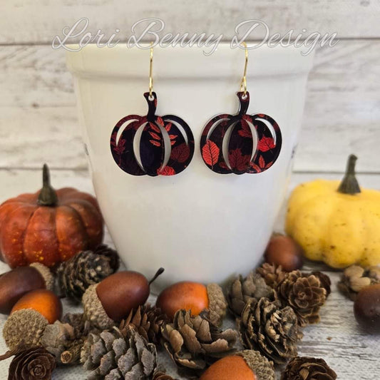 PUMPKIN EARRINGS Leaves