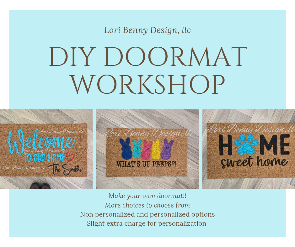 DOORMAT DIY WORKSHOP 4/28 6pm